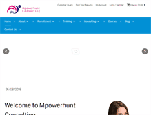 Tablet Screenshot of mpowerhunt.com